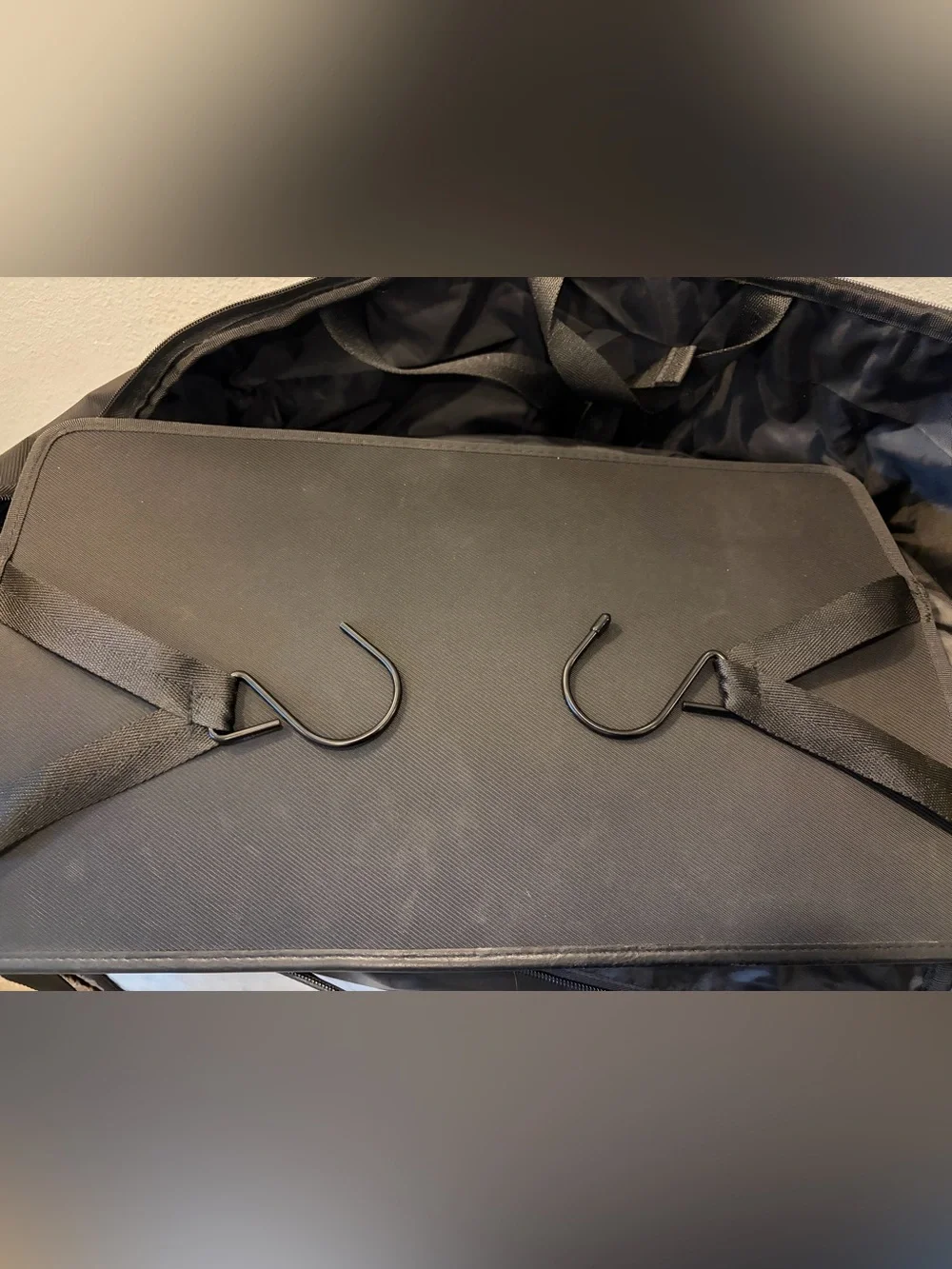 BEIS Black Men’s Weekend Duffel - Classic Travel Bag